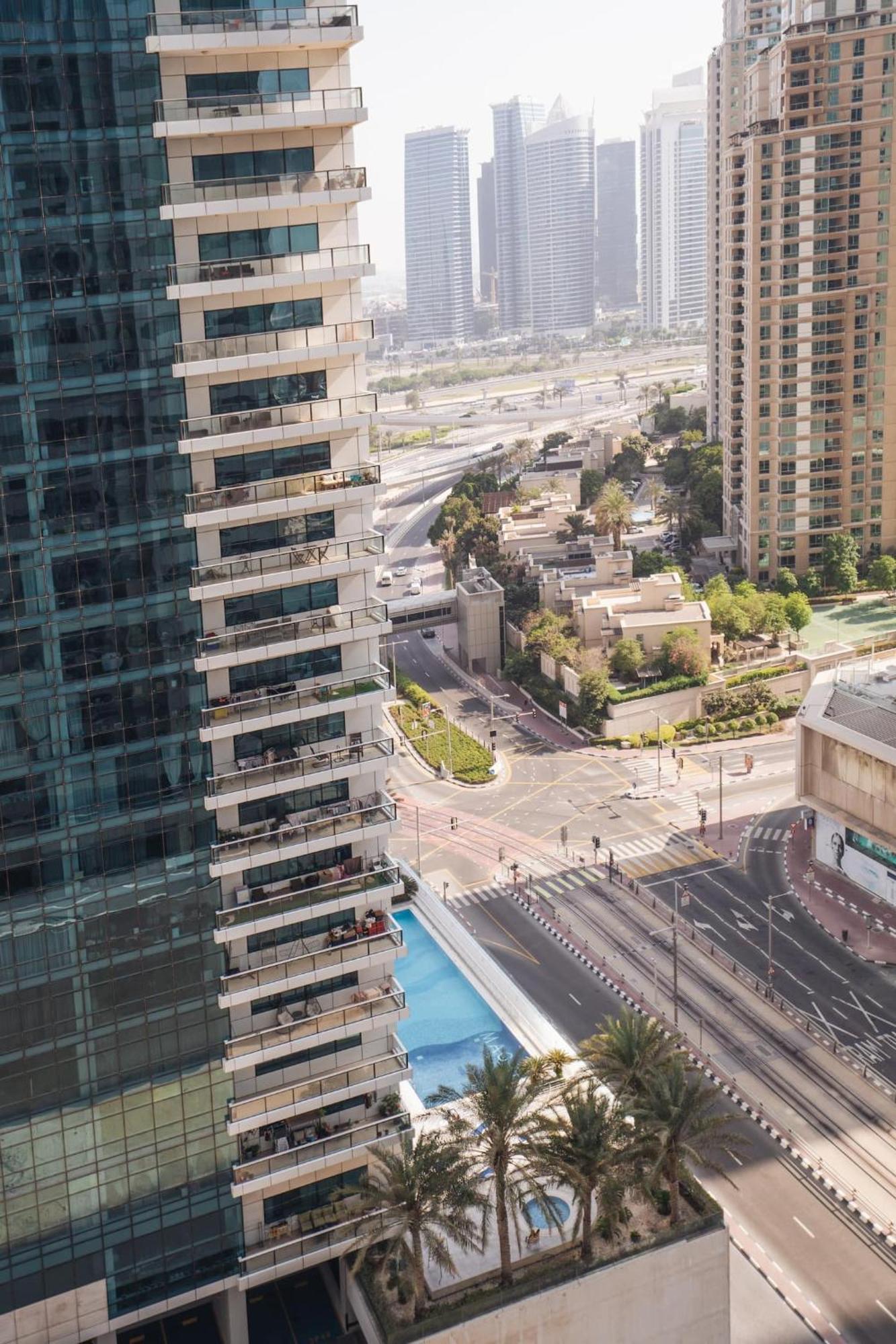 Charming Warm Suite With Amazing Views Of The City Dubai Exterior photo